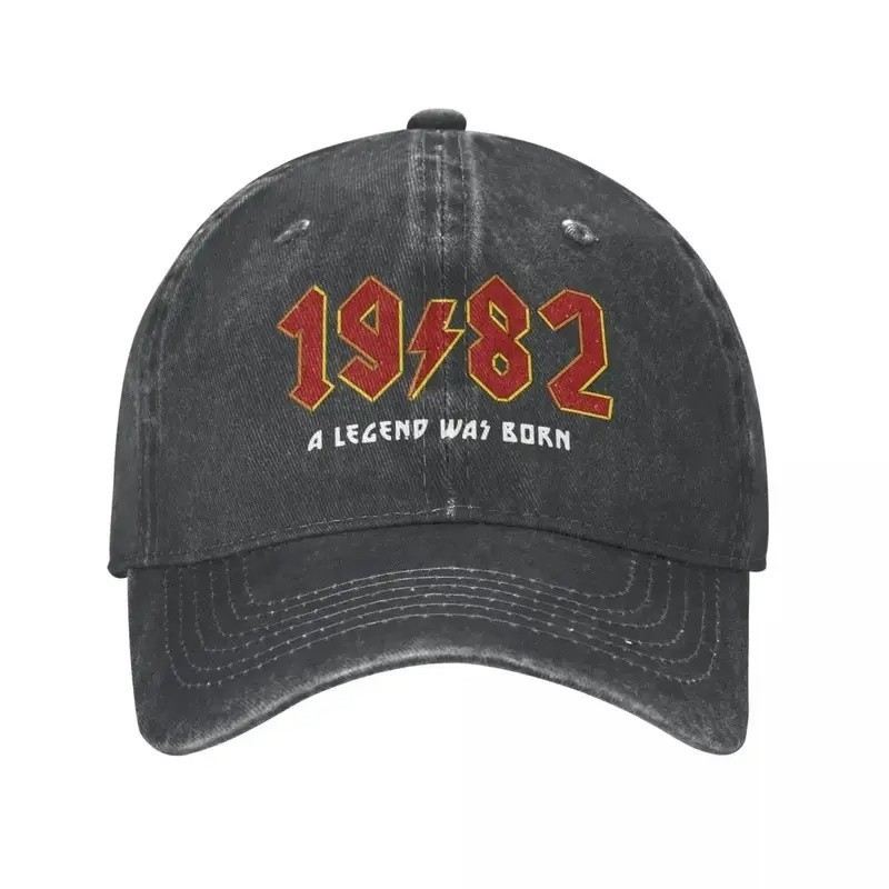 Vintage 1982 40th Birthday Rock Gift Unisex Cotton Outdoor Sun Protection Snapback Cap