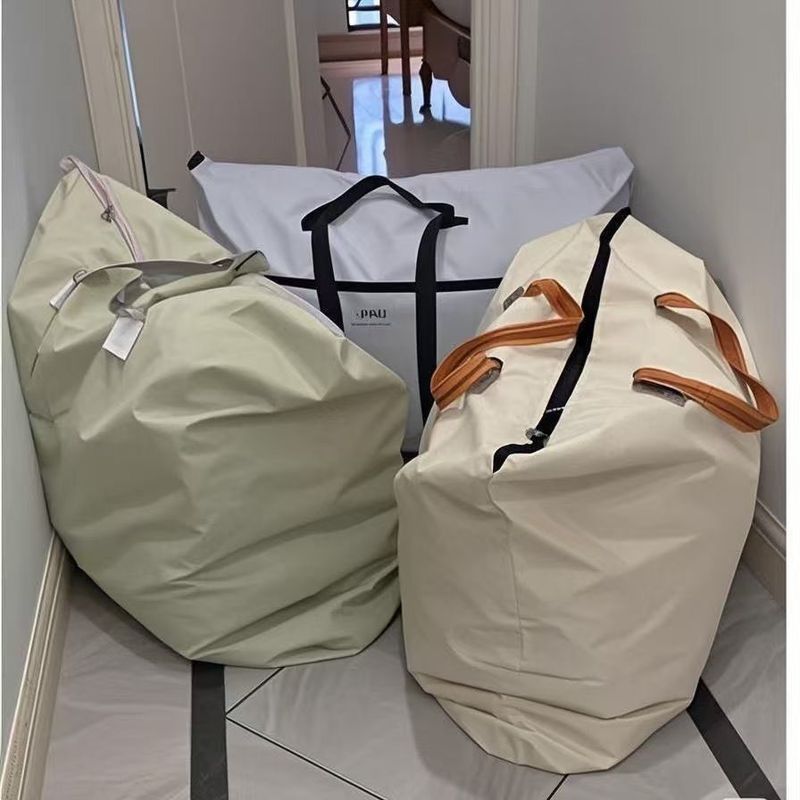 【清仓处理】新& 型覆膜布居家特大号搬家被子衣服防潮防尘收纳袋Waterproof, Moisture-Proof, Mildew Proof Folding Storage Bag, Large M