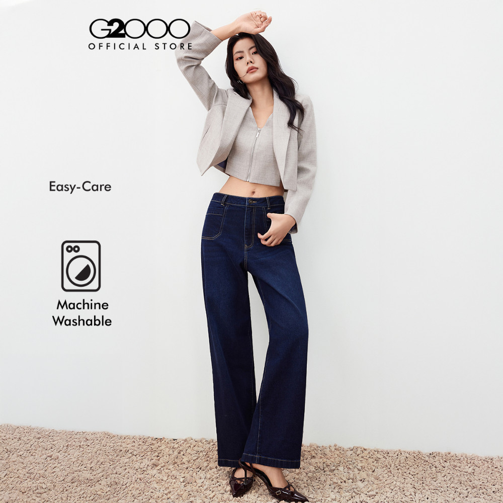 G2000 เสื้อเบลเซอร์สำหรับผู้หญิง Weekend Fit ทรง Weekend Fit รุ่น 5621268792 สีเทาอ่อน