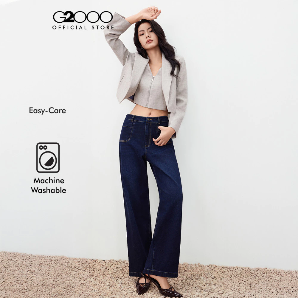 G2000 เสื้อเบลเซอร์สำหรับผู้หญิง Weekend Fit ทรง Weekend Fit รุ่น 5621268792 สีเทาอ่อน