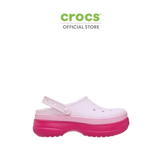CROCS รองเท้าลำลองผู้ใหญ่ CLASSIC STACKED CLOG รุ่น 211355-6ZQ - DRAGON FRUIT