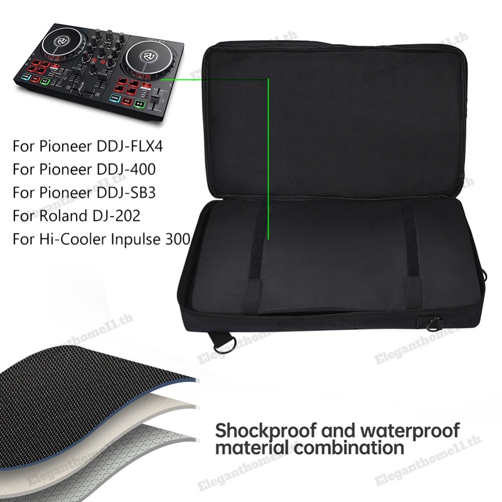 สำหรับ Pioneer DDJ-400 DDJ-FLX4 กระเป๋าเคส แบบพกพา อุปกรณ์เสริม สําหรับเครื่องเล่นดีเจ