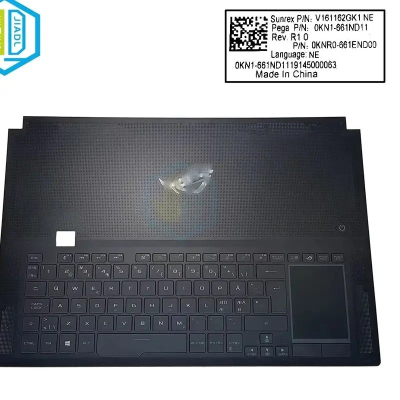 GX701 NE SP PO HU RGB Backlit คีย์บอร์ด Palmrest สําหรับ ASUS ROG Zephyrus GX701GW GX701GXR คีย์บอร์
