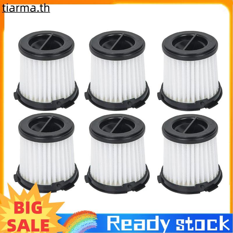 TIARMA 6PCS HEPA Filter สําหรับ WX030/WX035 เครื่องดูดฝุ่นเปลี่ยนล้างทําความสะอาดได้นํากลับมาใช้ใหม่