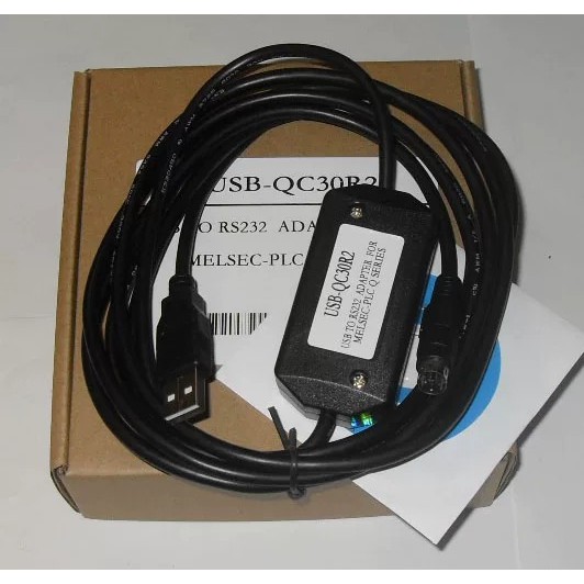 เหมาะสําหรับสายการเขียนโปรแกรม Mitsubishi Q Series PLC Mitsubishi Q Series Swift Line USB-QC30R2