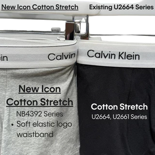 CALVIN KLEIN กางเกงในผู้ชายแพ็ค 3 ชิ้น Icon Cotton Stretch ทรง Trunk รุ่น NB4392 MP1 - สี MultiColor