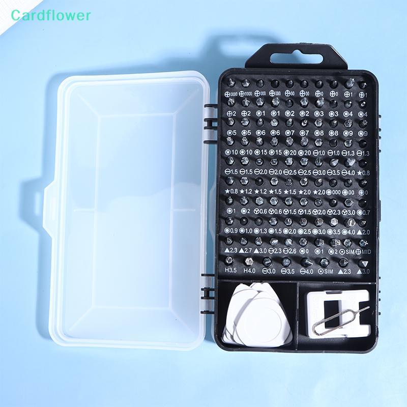 <Cardflower> 115-in-1 Mini Precision ไขควงชุดสําหรับรถยนต์คอมพิวเตอร์พีซีโทรศัพท์มือถือและอุปกรณ์ซ่อ