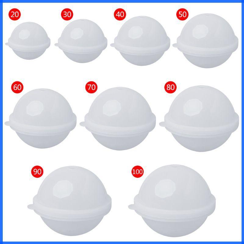 Con Epoxy Homemade Bath Bomb Mold Sphere Round Wax Epoxy Mold Craft