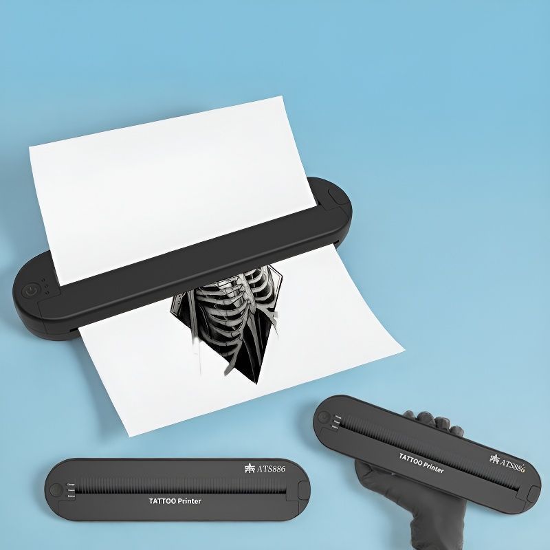 Allosaurus ATS886 Transfer Machine Tattoo Gourd Transfer Machine โทรศัพท์มือถือคอมพิวเตอร์ขนาดเล็กบล