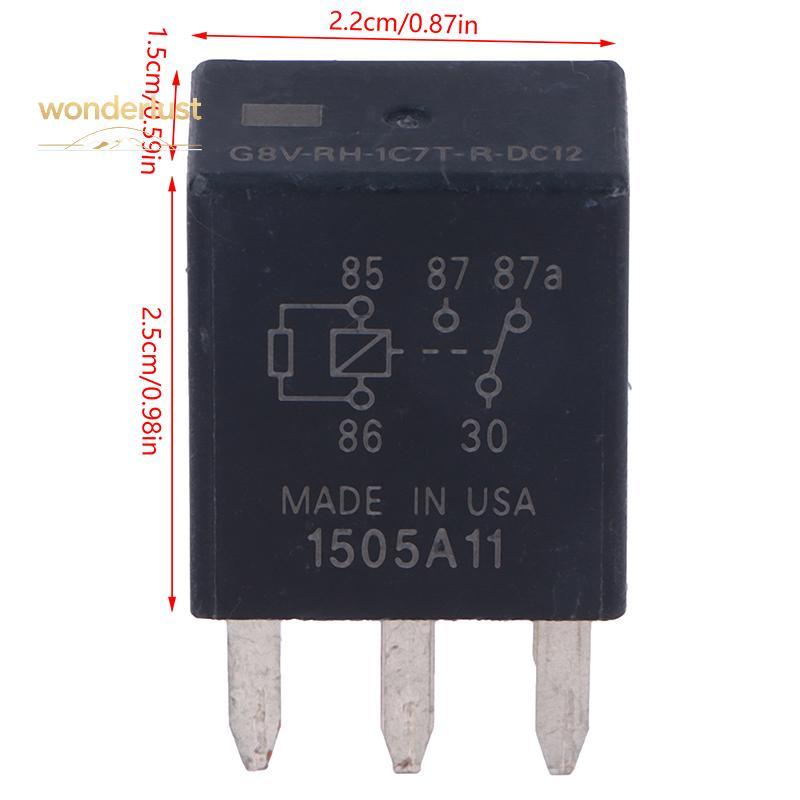 [Easy-t] G8V-RH-1C7T-R-DC12 G8VRH1C7TRDC12 12V รีเลย์ยานยนต์ SPDT 35A 12VDC 5Pins