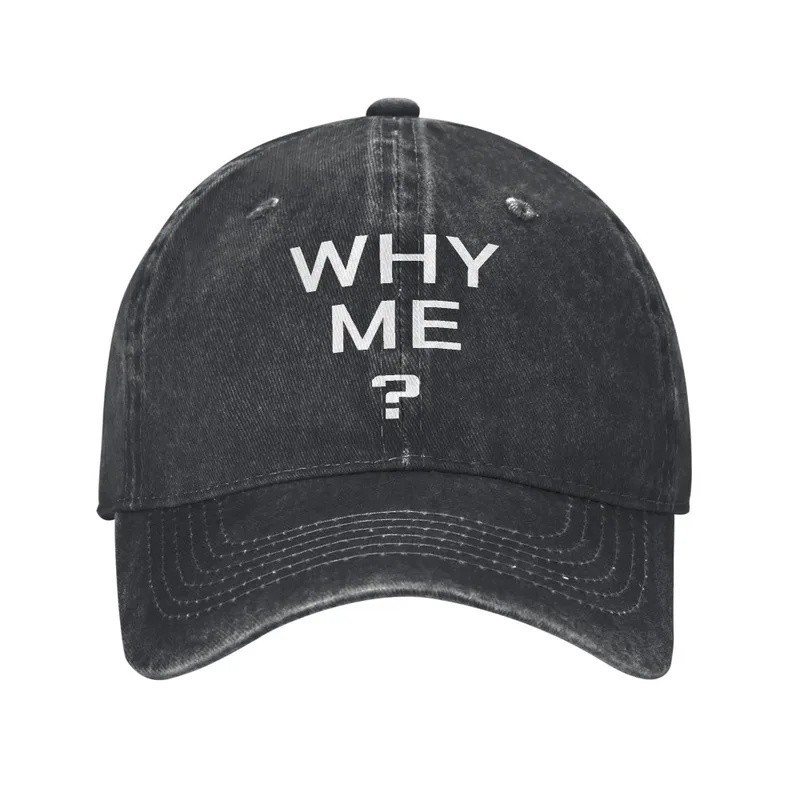 Why Me Death Stranding Vintage Distressed Cotton ปรับ Unisex เบสบอลกลางแจ้ง Call