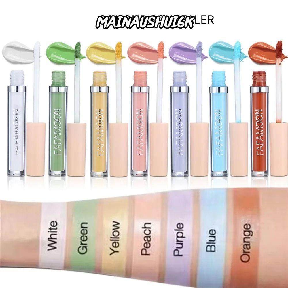 MAINAUSHUI6K Liquid CONCEALER, 2.5ML Full Coverage Foundation Cream, Dark Circles Cover Spot Acne Fa