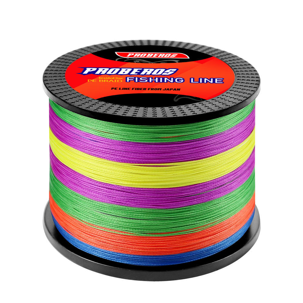 PROBEROS 1000M 4 Strands สายตกปลาถัก Long Lasting PE Line สําหรับ Ocean Angling Fish Line