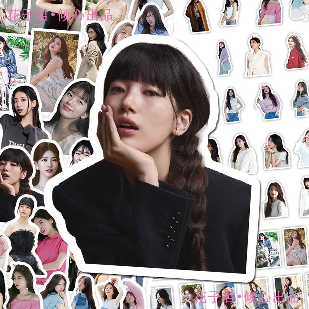 65 ดาวเกาหลี Bae Suzy สติกเกอร์ ins มูลค่าสูงน่ารัก Treasure Girl อุปกรณ์ต่อพ่วงตกแต่งคู่มือสติกเกอร