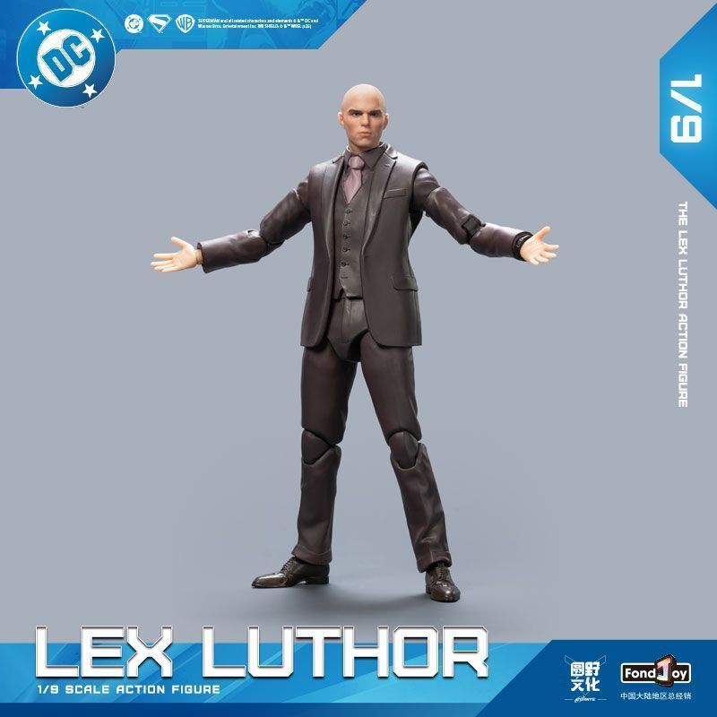 FondJoy Fanle DC Movie Superman-Lexus Luther รูปตุ๊กตาตกแต่งของเล่นเด็กของขวัญ