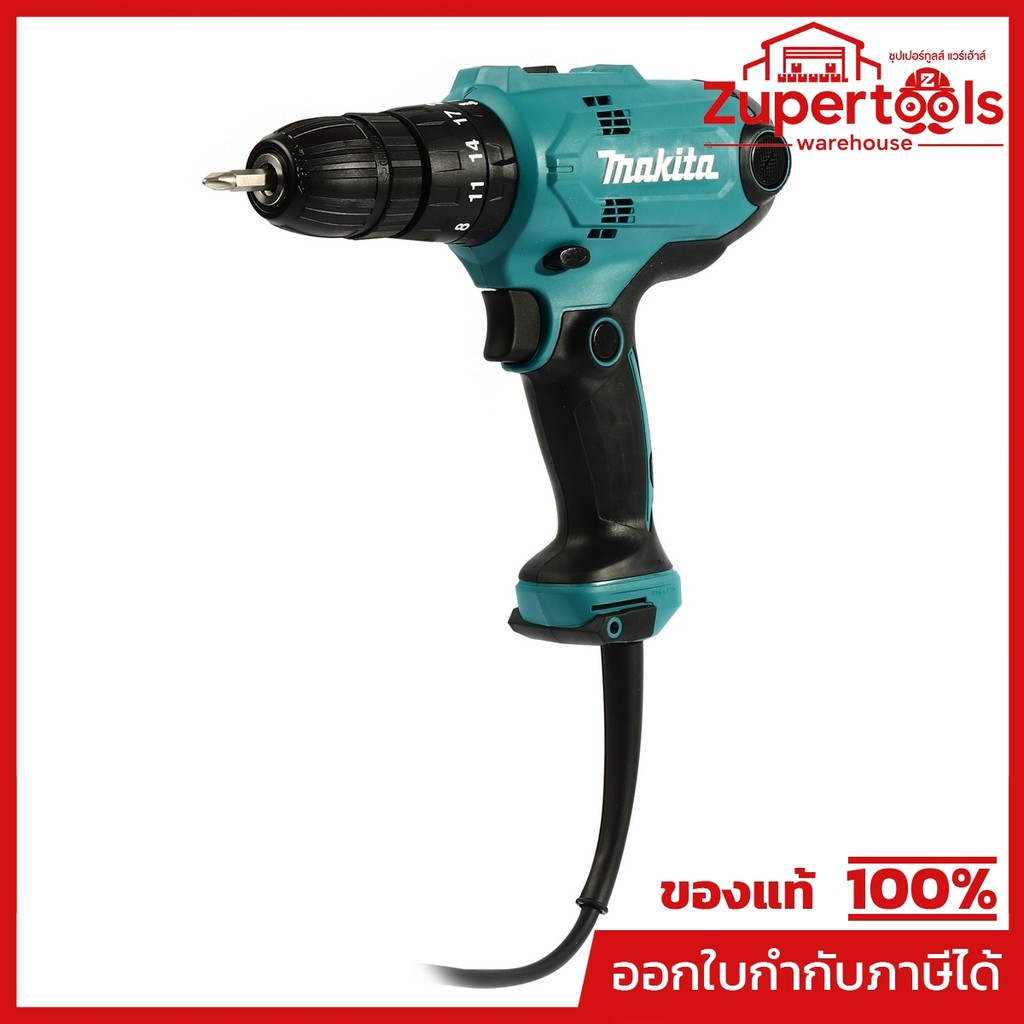 MAKITA HP0300 สว่านกระแทกไฟฟ้า ขนาด 3/8 นิ้ว กำลังไฟ 320 วัตต์ ความเร็วรอบตัวเปล่าสูงสุด 0-1500 รอบ/