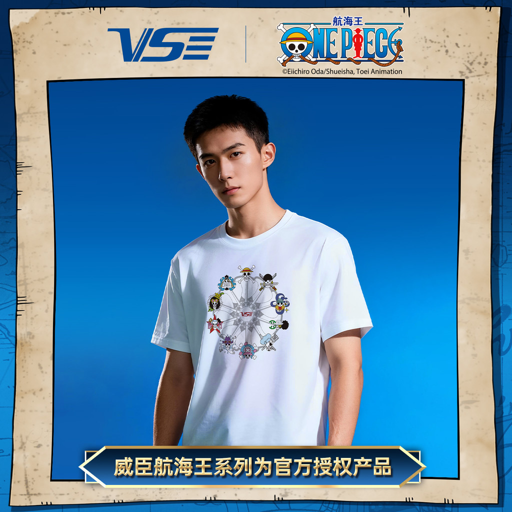 Venson Venson One Piece Joint Badminton Jersey พิมพ์ vs กีฬารอบคอเสื้อยืดแฟชั่นการ์ตูนอะนิเมะ