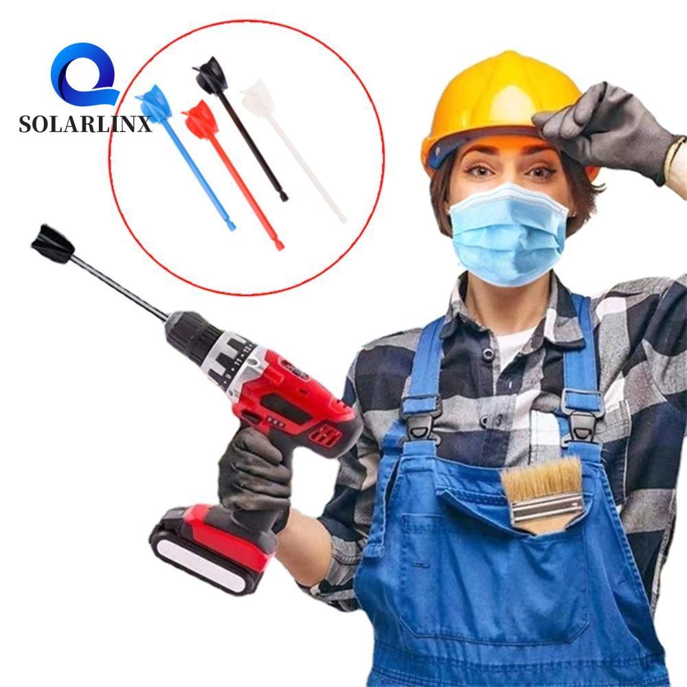 SOLARLINX Mixer Drill Paddle สําหรับผสมพลาสติกสีผสม Helix Mixer Mud Power Mixer Stirring Rod