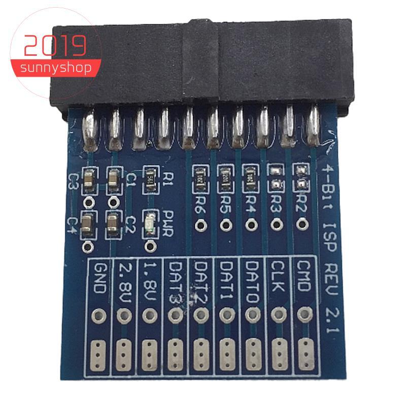 [sunnyshop2019]อะแดปเตอร์ใหม่ JTAG , ISP 4-BIT ISP REV 2.1 สําหรับ Easy Jtag Plus Box / เครื่องมือ E
