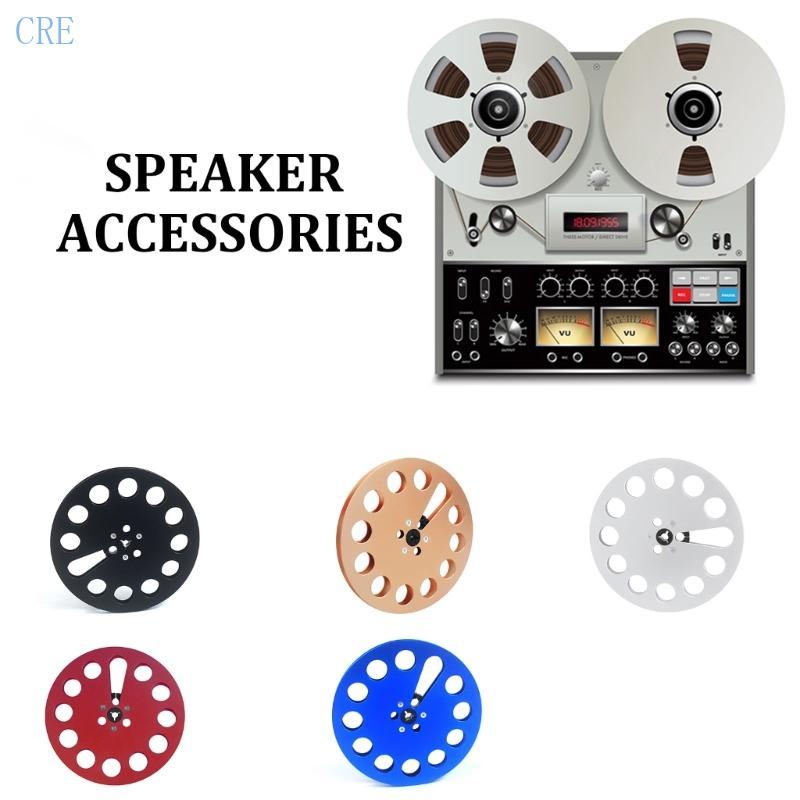 CRE Aluminium 7 นิ้ว Reel to Reel Tape Hub พร้อม 11 หลุม เสริมเสียงอะนาล็อก
