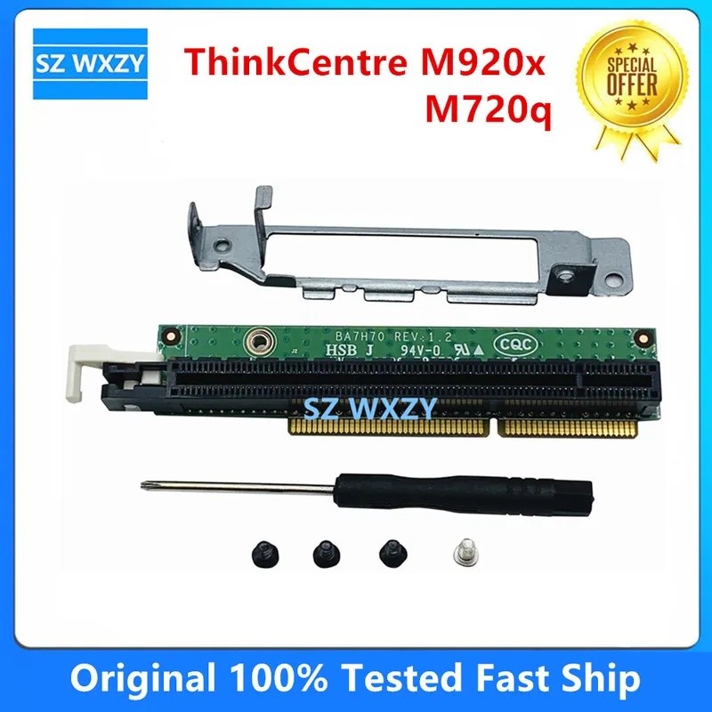ใหม่สําหรับ Lenovo ThinkCentre M920x M720q ThinkStation P330 PCIE16 Riser การ์ด 01AJ940 ทดสอบ 100% F
