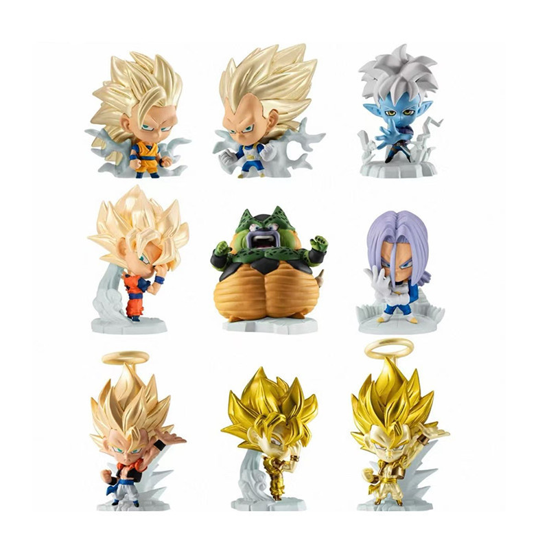 ข้อเสนอพิเศษร้านค้าใหม่ [Bandai] Dragon Ball Super Warrior 9 Son Goku Vegeta Saru Gogeta Candy เครื่องประดับของเล่น