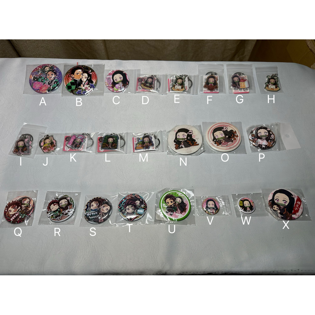 คอลเลกชันสินค้า Demon Slayer Nezuko 2 จี้โลหะ Nezuko Bar Nezuko