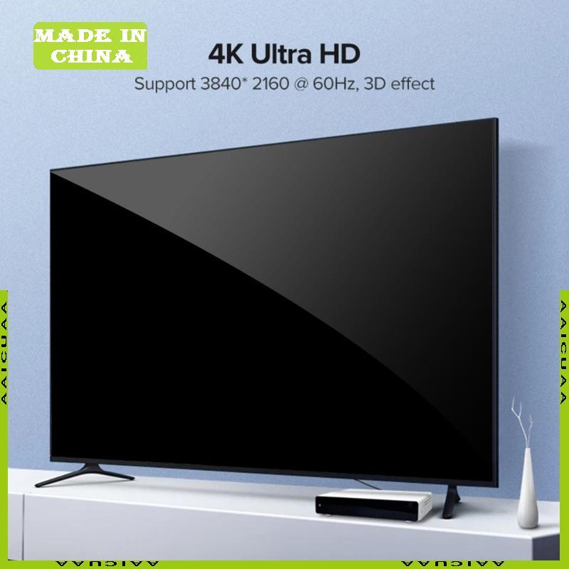 AA 4K Coiled Cable Extreme Thin Male to Male Extender Coiled Cable สําหรับ 3D และ 4K Ultra TV Stick 