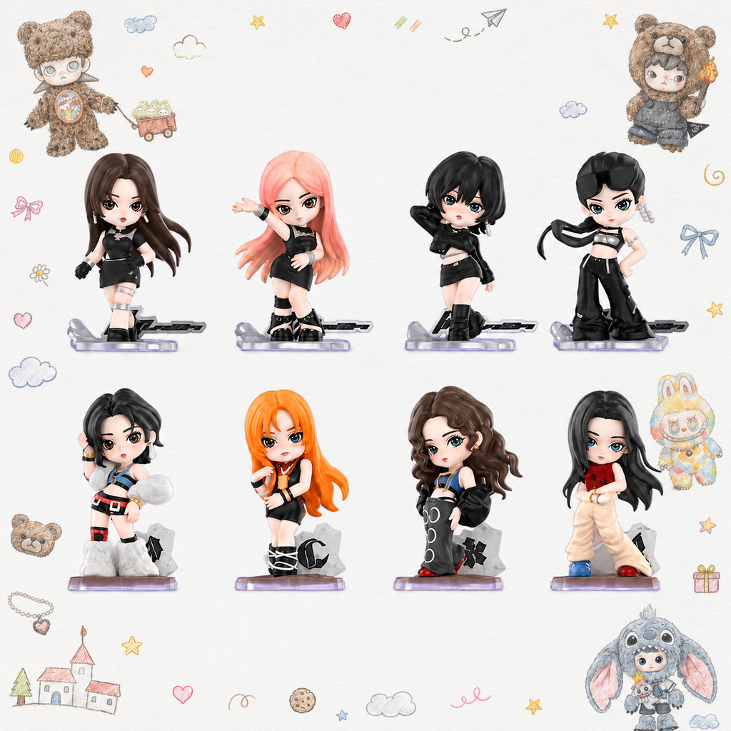 P POPMART aespa Collection Series รูป Mystery Box ของขวัญของแท้