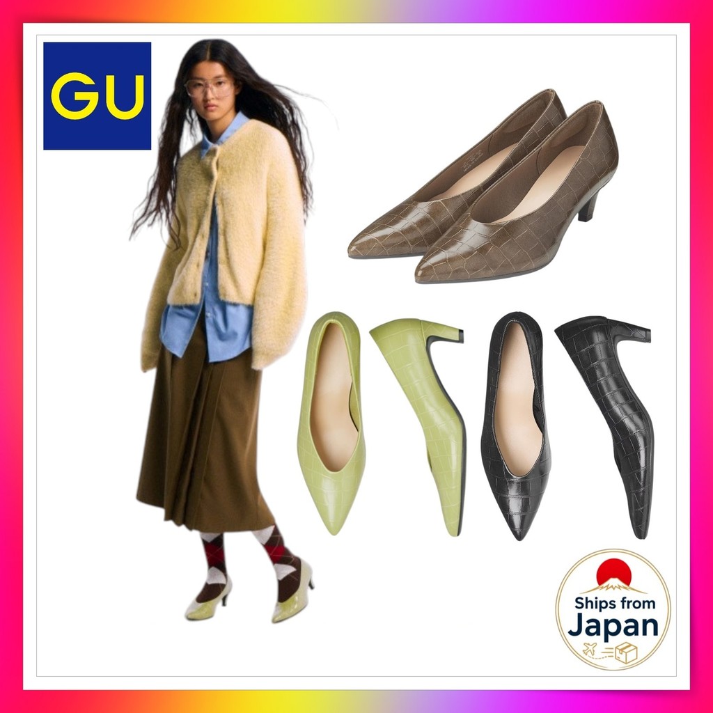 GU Deep Cut Low Heel Pumps 360848