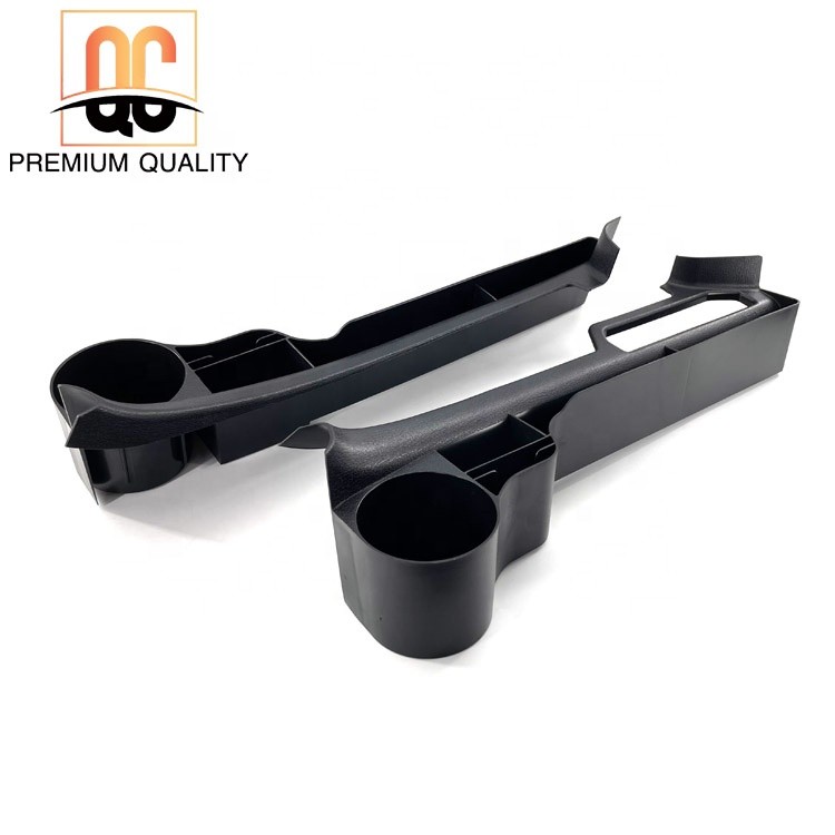 Premium-Driver ด้านข้างและผู้โดยสารที่มีประโยชน์สีดํารถภายในที่วางแก้วสําหรับ Land Cruiser LC100 FJ1