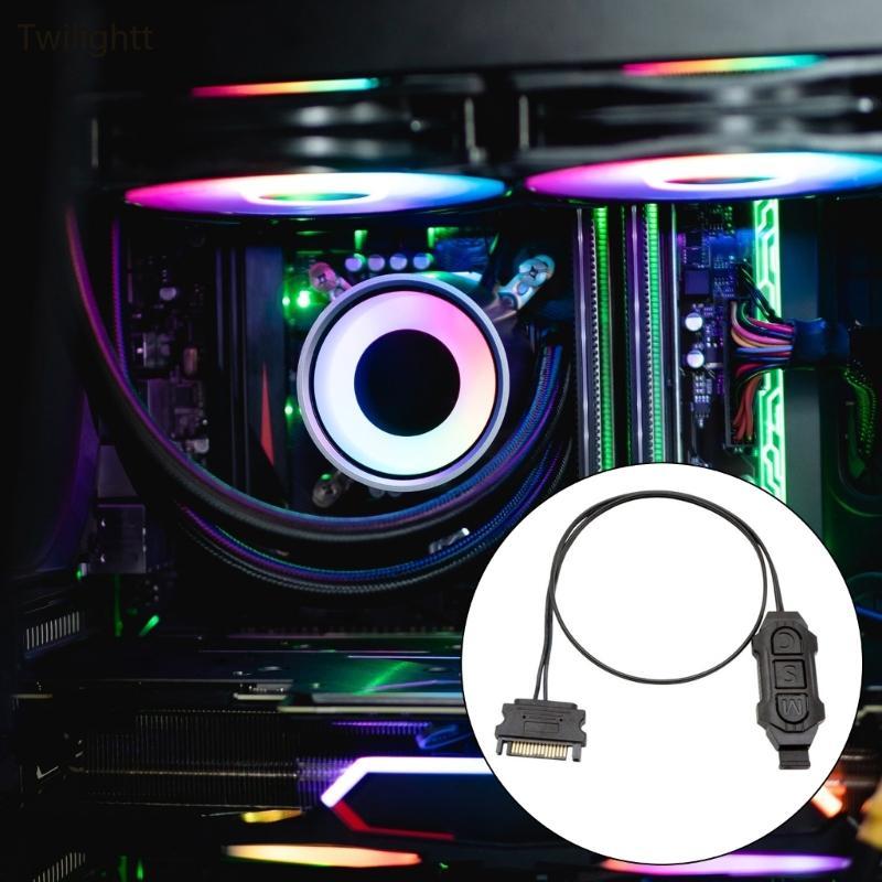 WILI 5V 3PIN ARGB Controller ARGB 5V 3PIN ไปยังสาย ARGB Synchronization ควบคุม