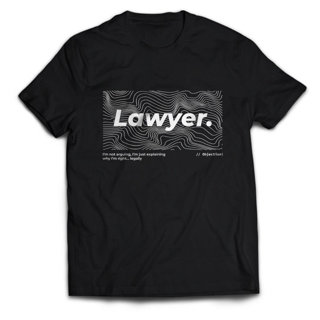 LAWYER LINE LAWYER เสื้อยืดผู้ชายผู้ใหญ่ Unisex Top