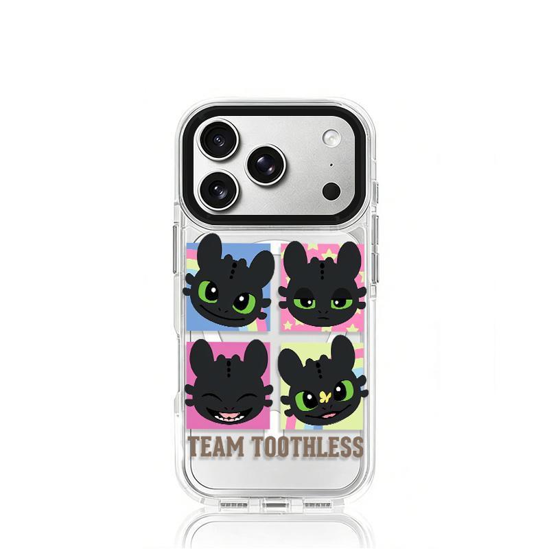 GOODเคสโทรศัพท์ ประเทศไทยโปร่งใสกันกระแทกปิดด้วยแม่เหล็กใช้ได้กับ เคสโทรศัพท์ iPhone15/12/11ProMax13/15/7Plus/14/16แมวดำ