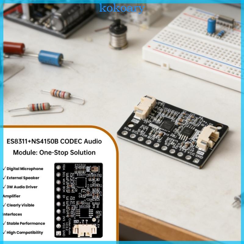 KOK ES8311 NS4150B โมดูลเสียง 3W 10Pin Power Amplifier Development Board