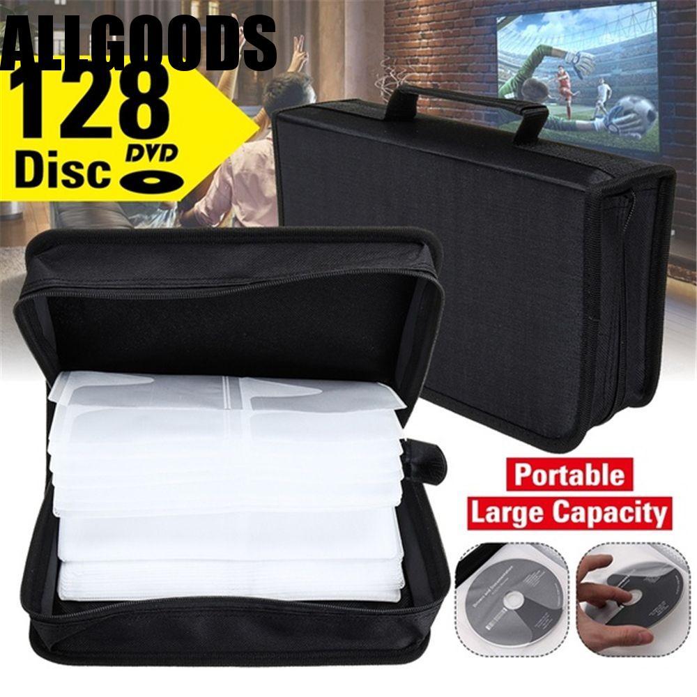 ALLGOODS Organizer แบบพกพาทนทานกรณีอุปกรณ์เสริมเกม CD DVD VCD Holder