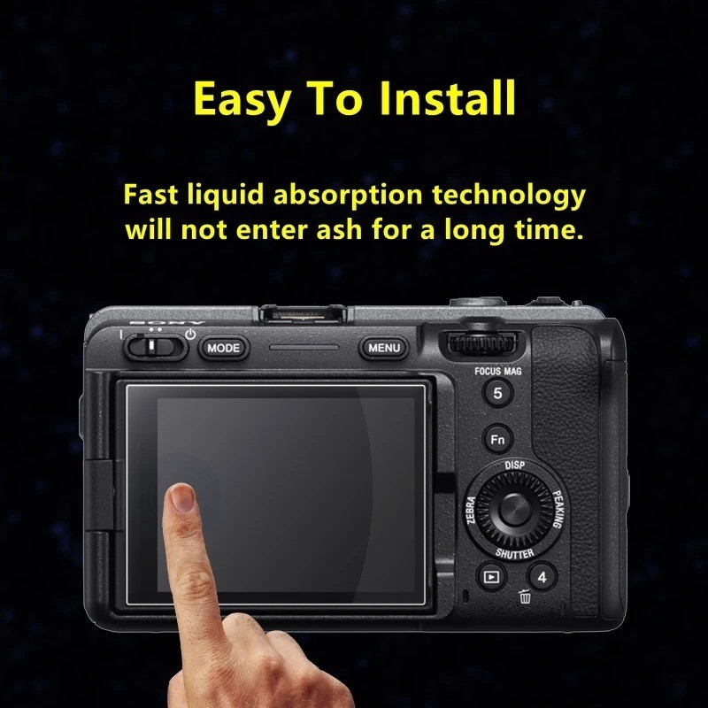 1/2/3PCS กระจกนิรภัยป้องกันหน้าจอสําหรับ Panasonic S1 S1H S1R S5 S5 II X S52X S5 II S52 S5D S5K S9 L