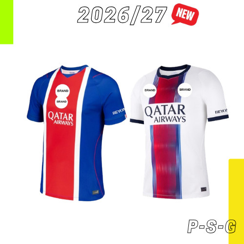 (ใหม่) PSG Home Third 3rd 4th Kit 2026/27 25/26 Football Jersey Fan Player Issue Jersey PSG Club Foo