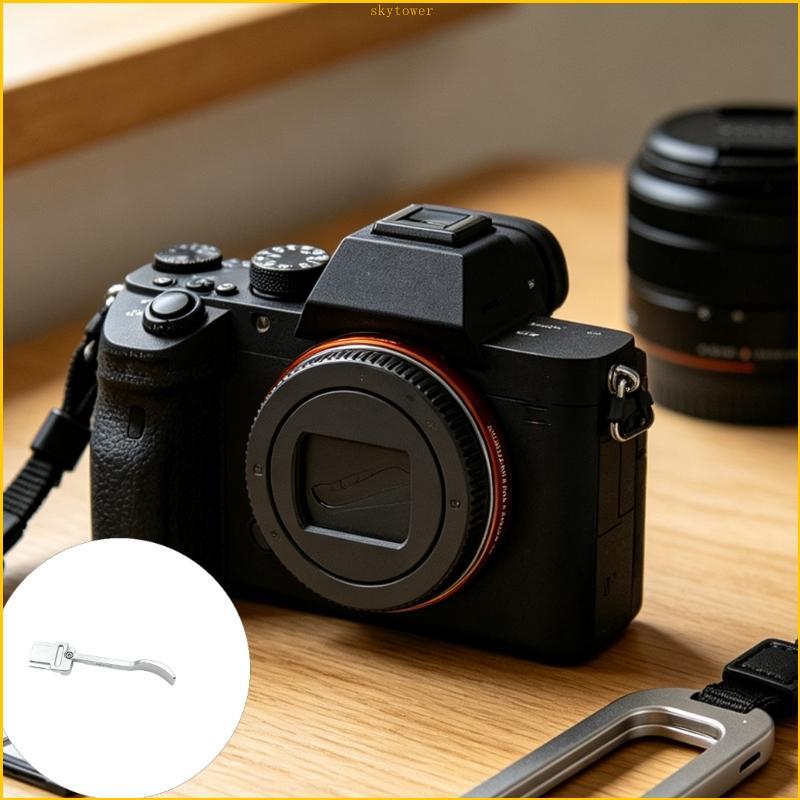 ST Metal Camera Hand Support for A6700 with Folding Finger Grip Design for Street Photo Walks Travel
