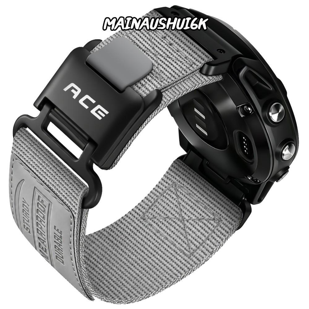 MAINAUSHUI6K สายนาฬิกา, ไนลอน Quick Release สายนาฬิกา, สบายหัวเข็มขัดแม่เหล็ก 22 มม. 26 มม.ปรับ Spor