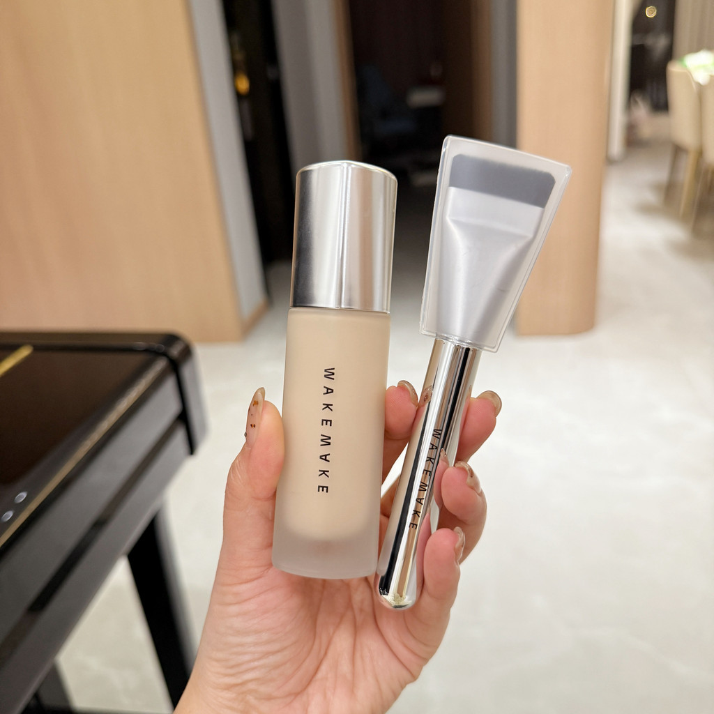 Wakemake Wakemake Wakemake Flat Head Foundation Brush Mask Brush Flat Head Ultra-Thin One-Line Flawl
