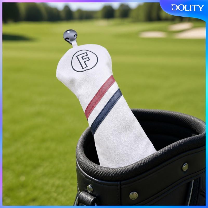 [dolity] Fairway Wood Headcover Secure Fit Fairway Wood Cover Golf Club Cover with Tab Long-Lasting 