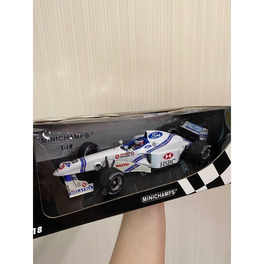 [คลังสินค้าพร้อม] Mini Cut f1 1 18 Stuart Ford Fleet SF1 Magnusen 1997 Ford f1 Car New Box New SF On