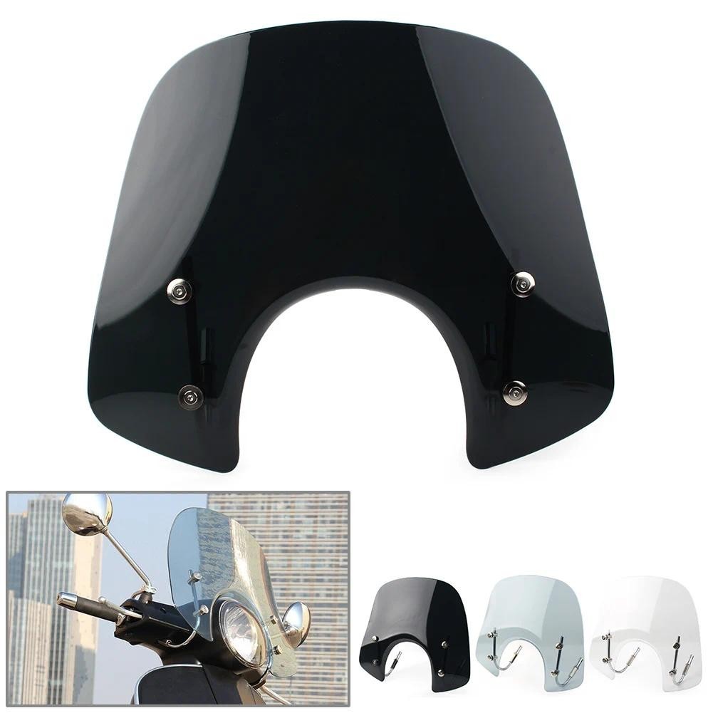 สําหรับ Piaggio Vespa LX50 LX125 LX150 GT200 GTS250 GST300 กระจกรถจักรยานยนต์กระจกกระจก ABS อุปกรณ์เ