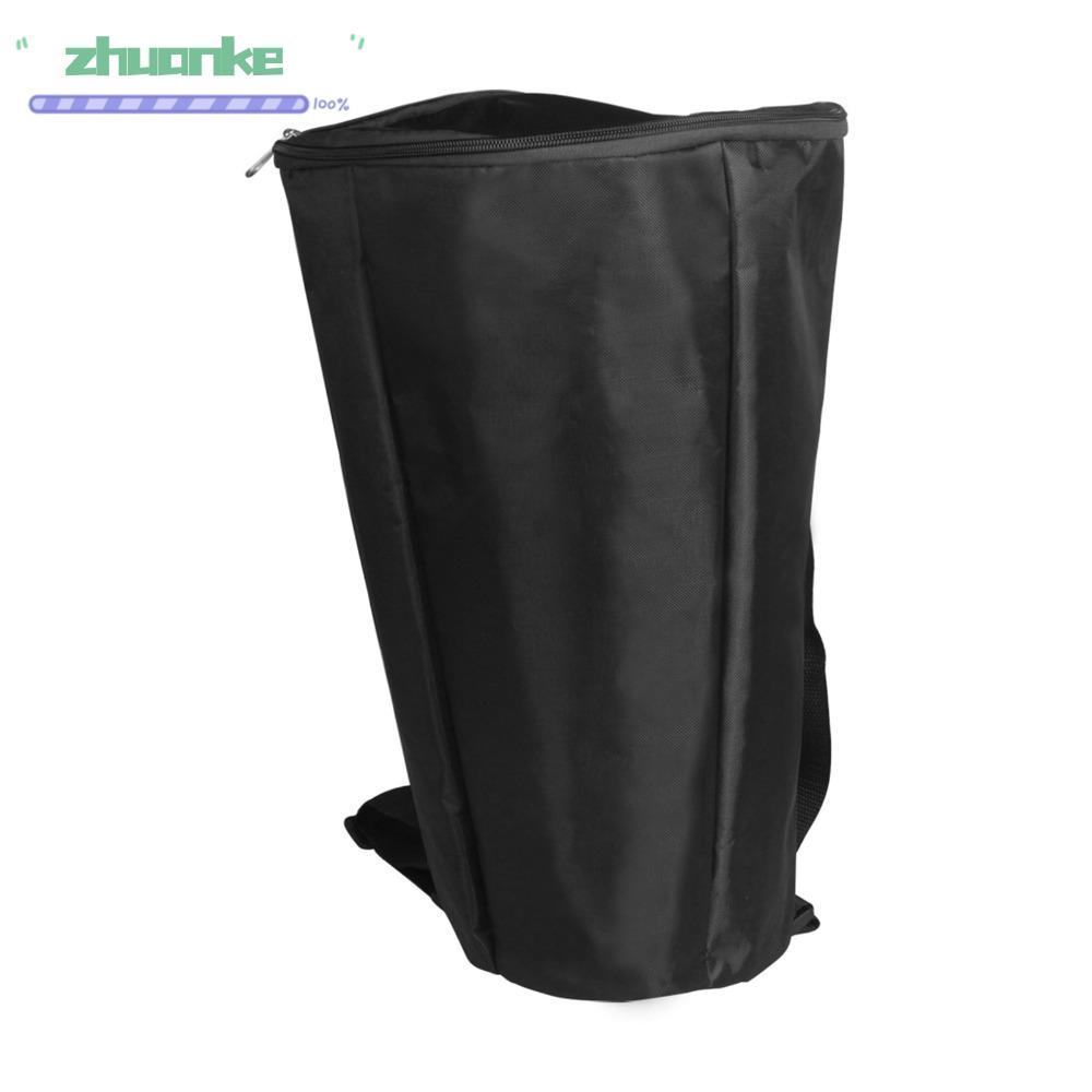 ZHUANPH Djembe Drum Bag, ผ้าขนาด 8 นิ้ว Drum Carry, กันน้ําสีดําสี Drum Backpack Travel