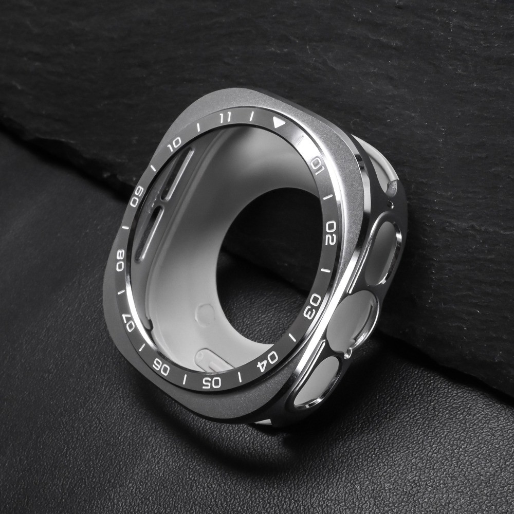 กันชนโลหะโลหะผสมอลูมิเนียมสําหรับ Samsung Galaxy Ultra Watch Ultra 2 เคสป้องกันสําหรับ Samsung Galax