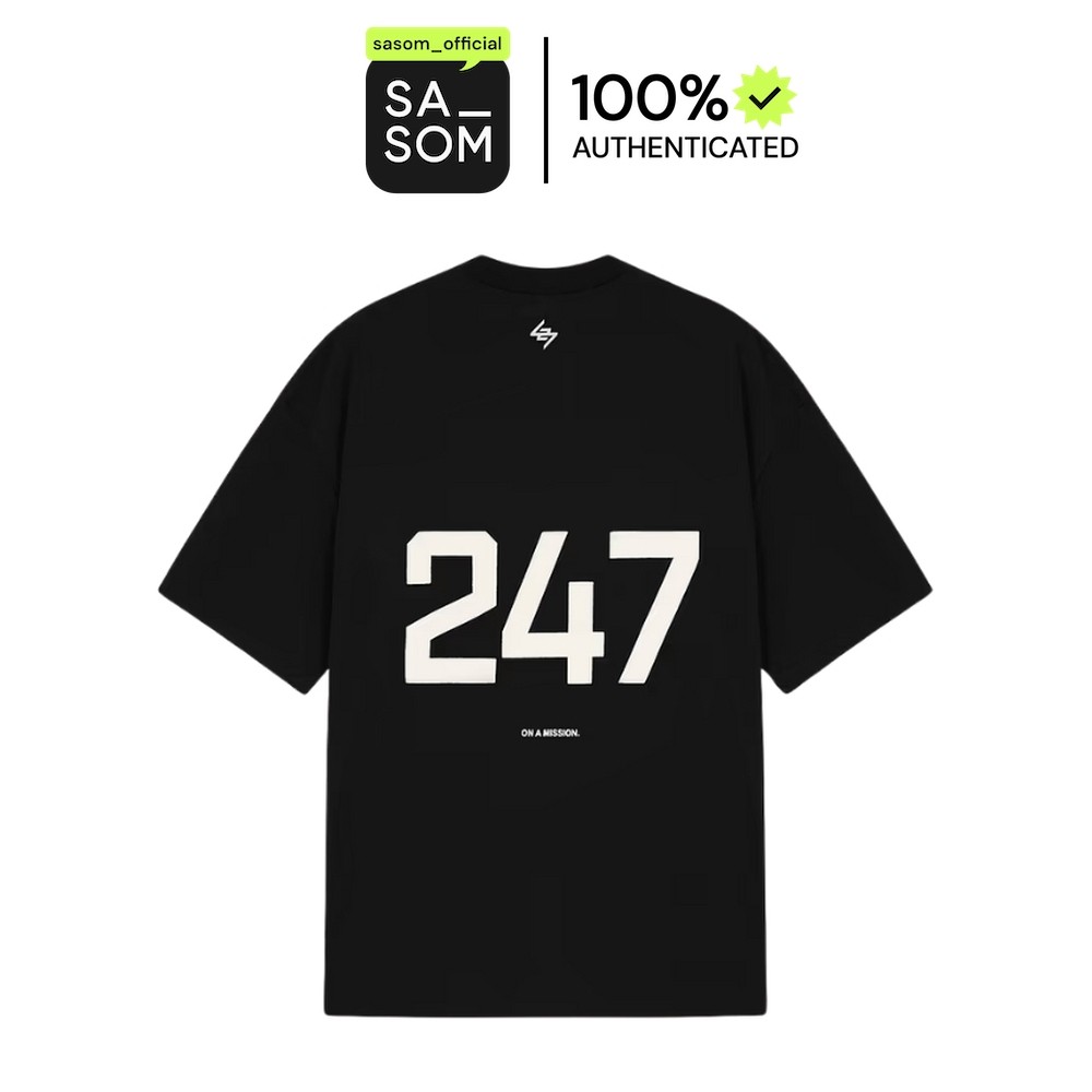Represent 247 Oversized T-Shirt Jet Black | ของแท้ ตรวจสอบโดย SASOM