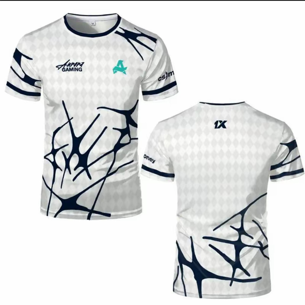 Quick‐Dry Antares 99 CS2 Aurora Esports Short-Sleeve Pro Player Gaming Jersey