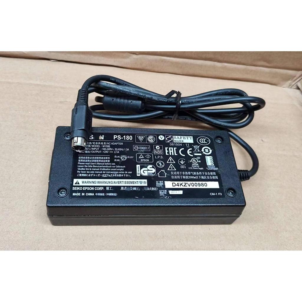 มือสอง EPSON EpsonTM-U220 U288 M188B M235B 24V1A2A Adapter Line Transformer