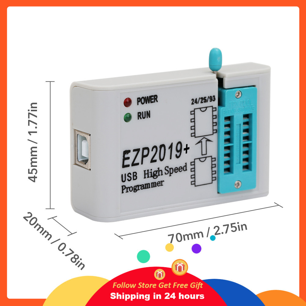 Supergoodsales EZP2019 ความเร็วสูง USB SPI สนับสนุน 32M Flash 24 25 93 EEPROM bios Win7 Win8
